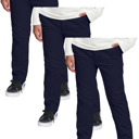 Navy & Navy & Navy 20 3 Pack Boy's Stretch Slim Fit School Uniform Chino Pants